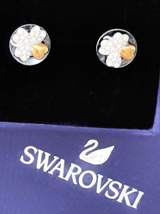 925er Sterling Silber Kleeblatt-Ohrstecker – Hypoallergen & Perfekt Als Geschenk
