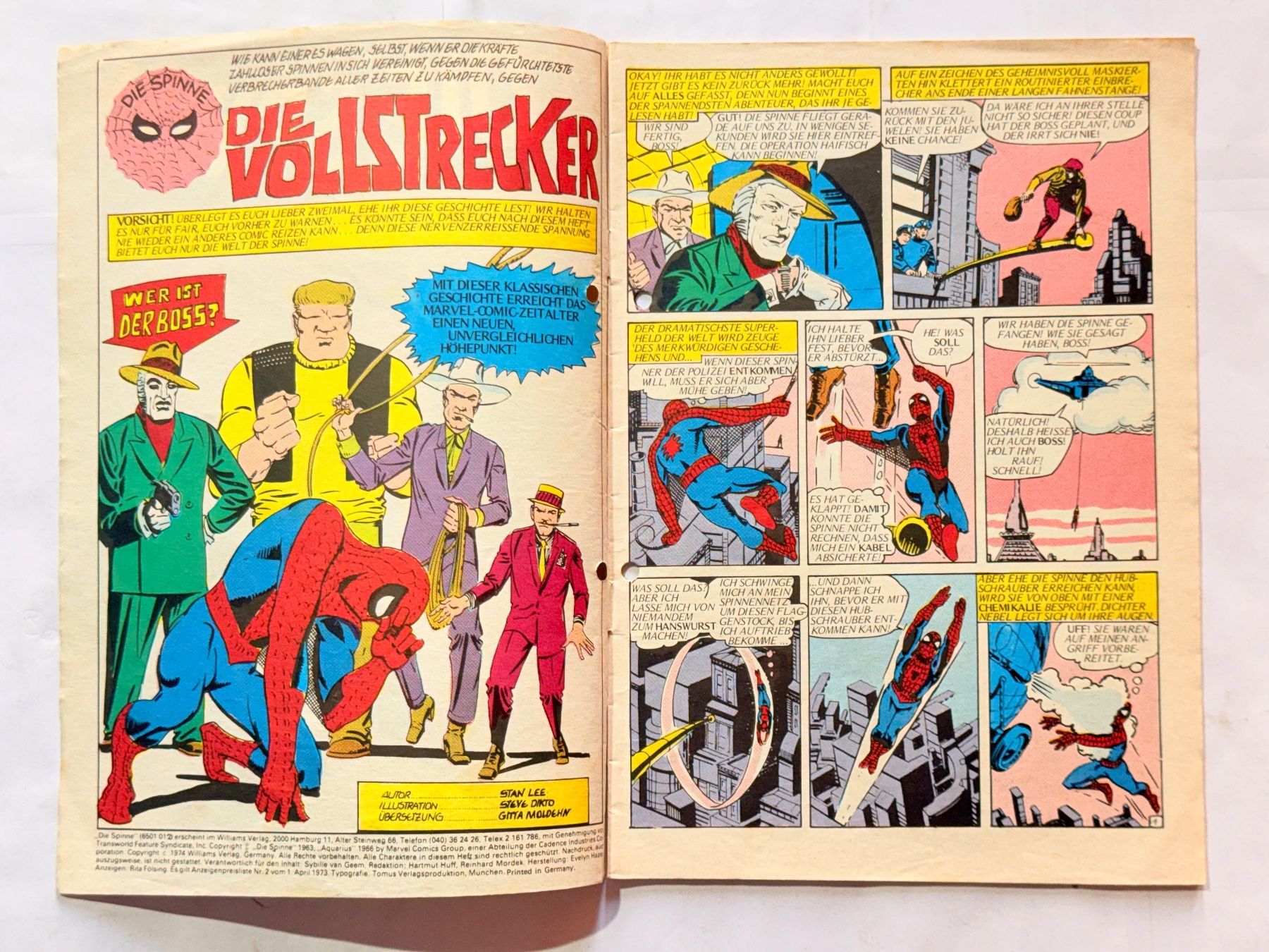 Comics: Williams "Die Spinne" Nr.12, Marvel, Z3 Zustand – Gebraucht aus Zuerich von SonderArt-Wertgut 3