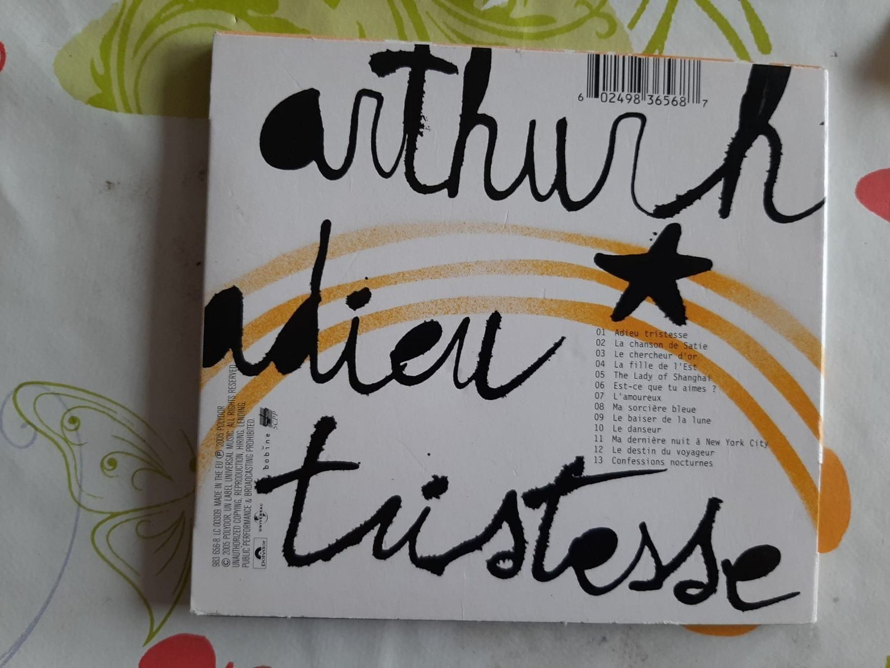 CDs: CD Arthur H - Adieu Tristesse – D'occasion à Pully par bro_n52j 2