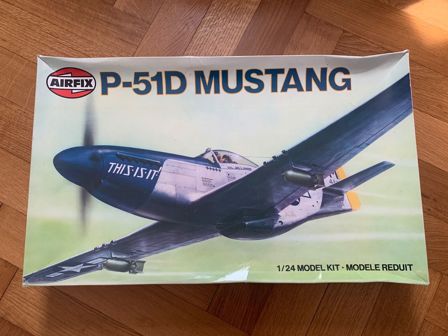 Airfix Modellbausätze & Standmodelle: AIRFIX  1/24  P-51D Mustang – Gebraucht aus Thun von Zombo66