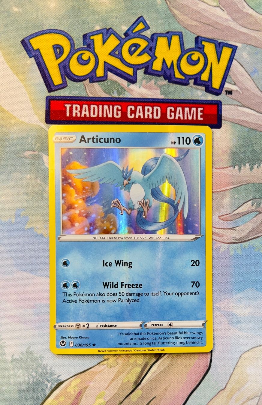 Karten: Articuno Holo Silberne Sturmwinde 036/195 – Gebraucht aus Sempach von R-G