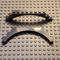 Lego  2x Bogenstein/ Arch 1x12x3 (6108 ) hellgrau