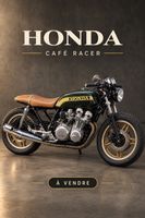 Honda CB 900 F à vendre moto style café racer homologué