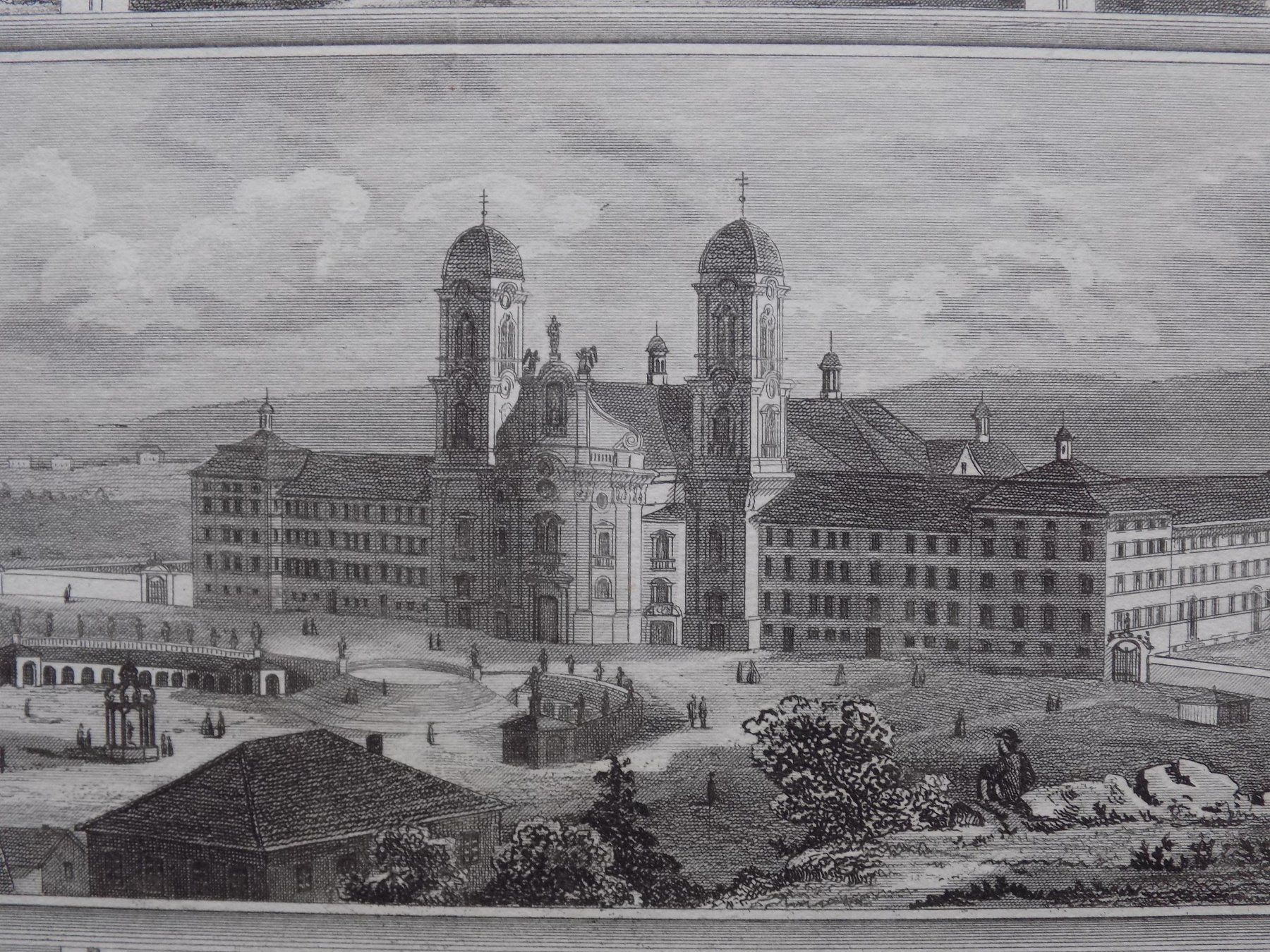 Incisioni: Einsiedeln Etzel Souvenirblatt – Usato da Risch venduto da Rischli15 9