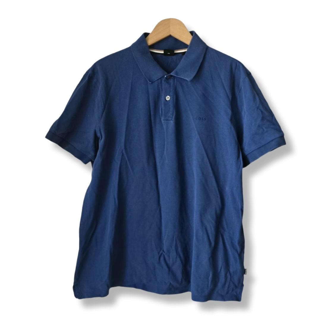 Hugo Boss Magliette Polo: POLO BOSS bleu taille XXL – Usato da Genève venduto da MariaS2