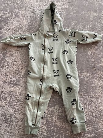 Mini Rodini Strampler Panda Gr. 80/86 Top Zustand!