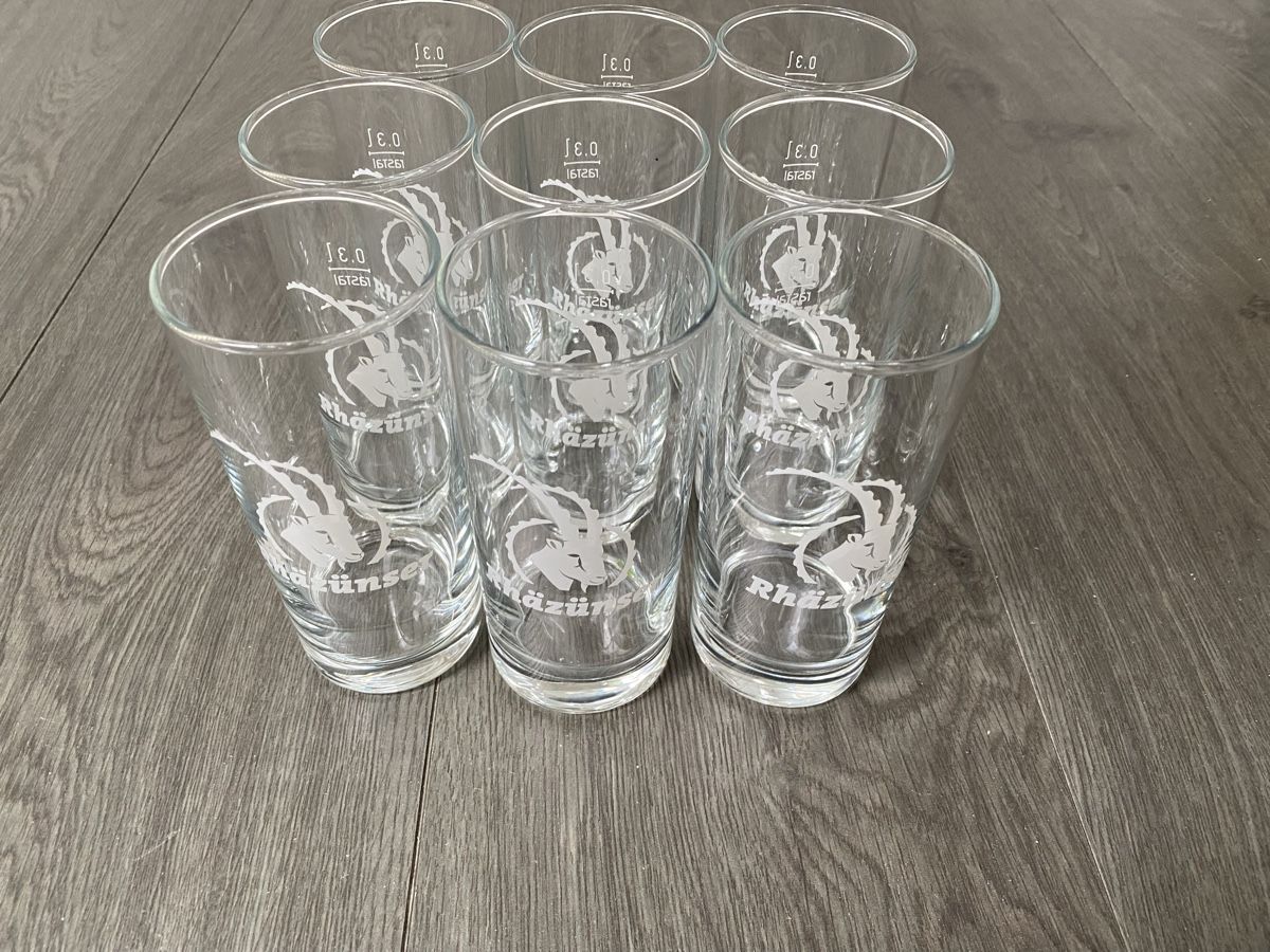 Bicchieri: 9 Gläser Rhäzünser 3dl – Usato da Hägglingen venduto da Karin0802 5