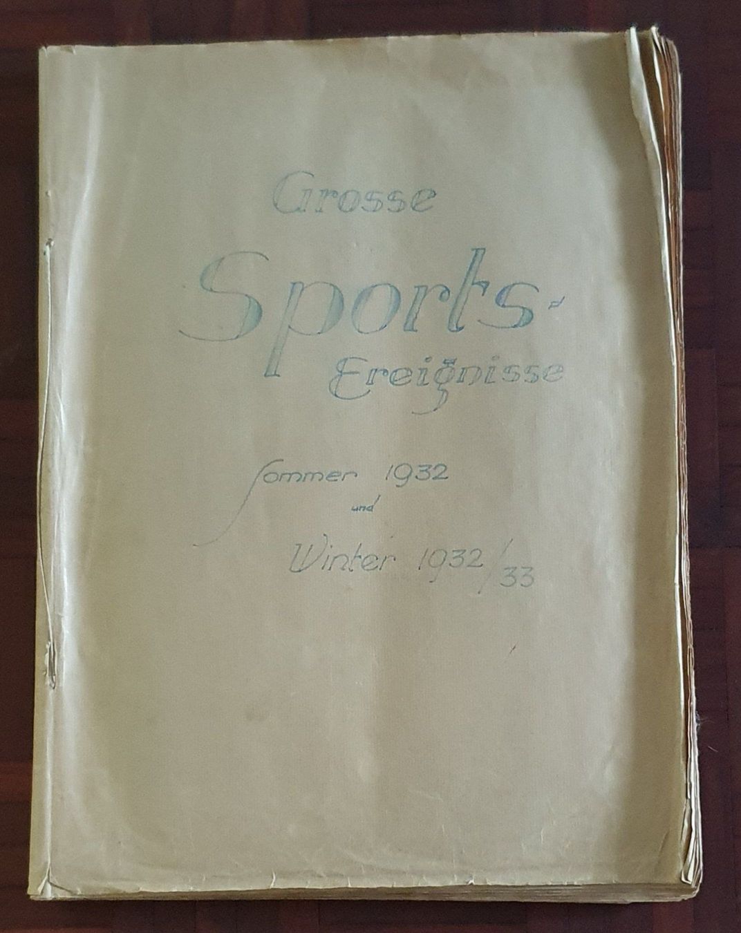 Riviste & Magazine: Grosses Heft mit Sport u. Flug- Ereignisse 1932/33 – Usato da Kreuzlingen venduto da Rschweiz1