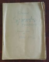 Grosses Heft mit Sport u. Flug- Ereignisse 1932/33
