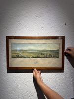 Alte Grafik Zuerich Heinrich Keller gerahmt gute