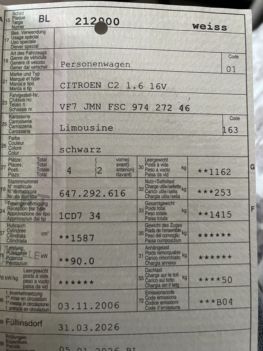 Citroën Autos: Citroën C2 VTS  – Gebraucht aus Vicques von jul_nj75 3