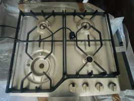 Plaque de cuisson De Dietrich gaz 4 feux inox
