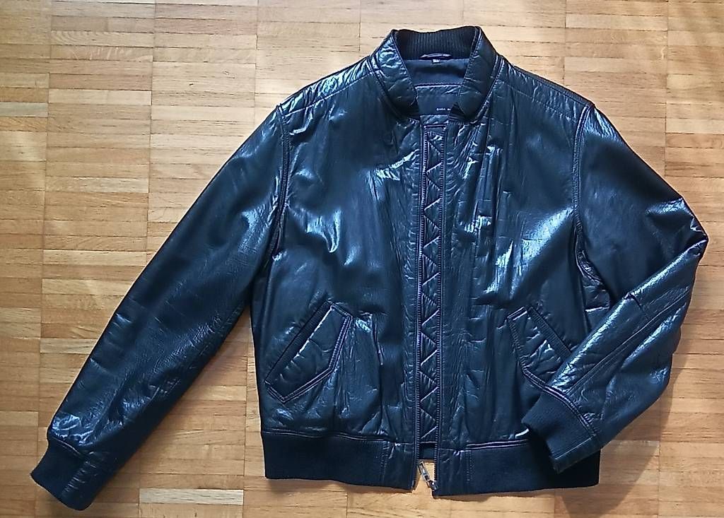 Giacche: Lederjacke Schwarz ... – Usato da Roggwil TG venduto da sunbug