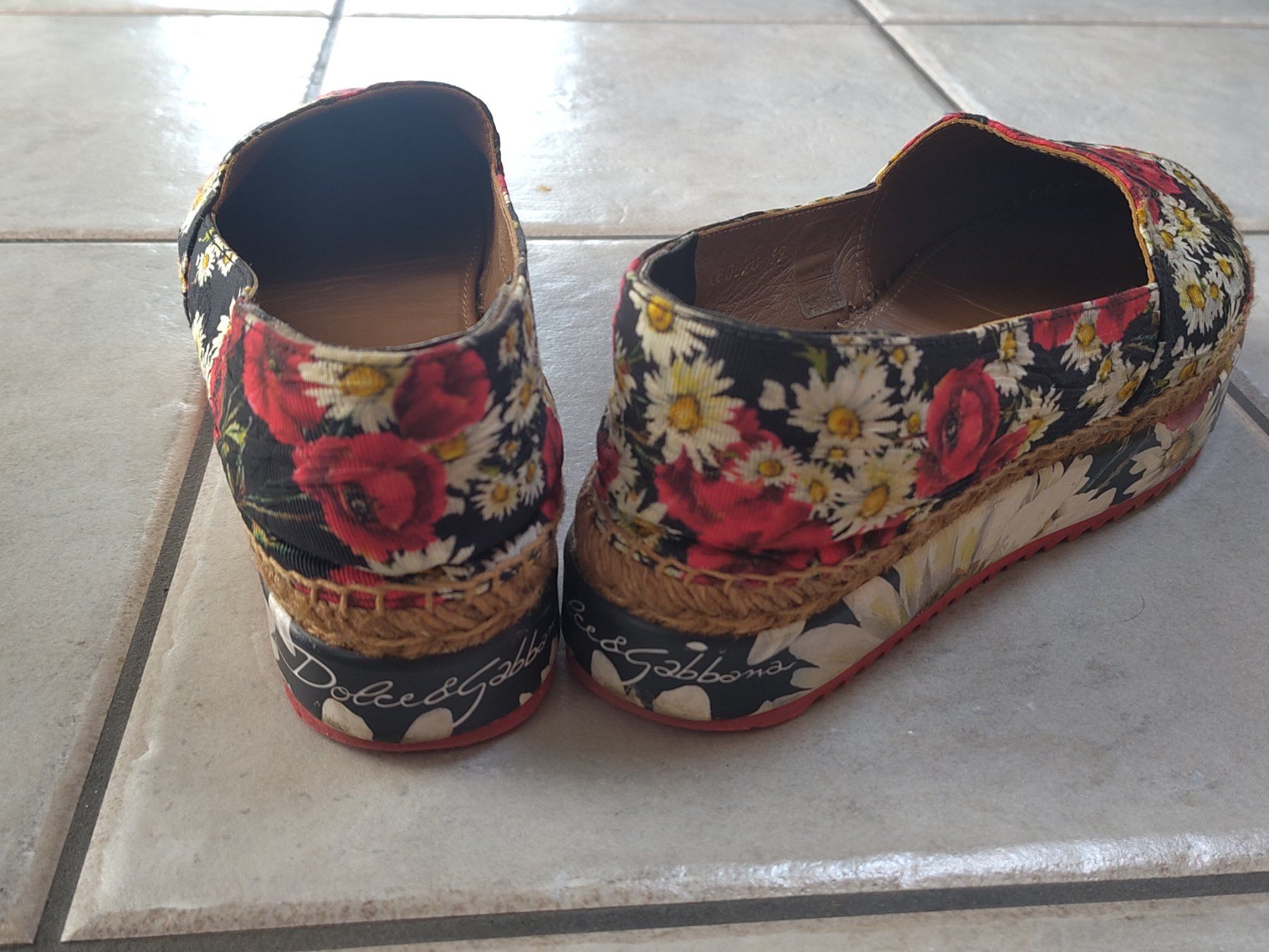 Dolce & Gabbana Scarpe da donna: Dolce & Gabbana Espadrilles mit Blumen Gr. 39 – Usato da Arbon venduto da Franca1979 6