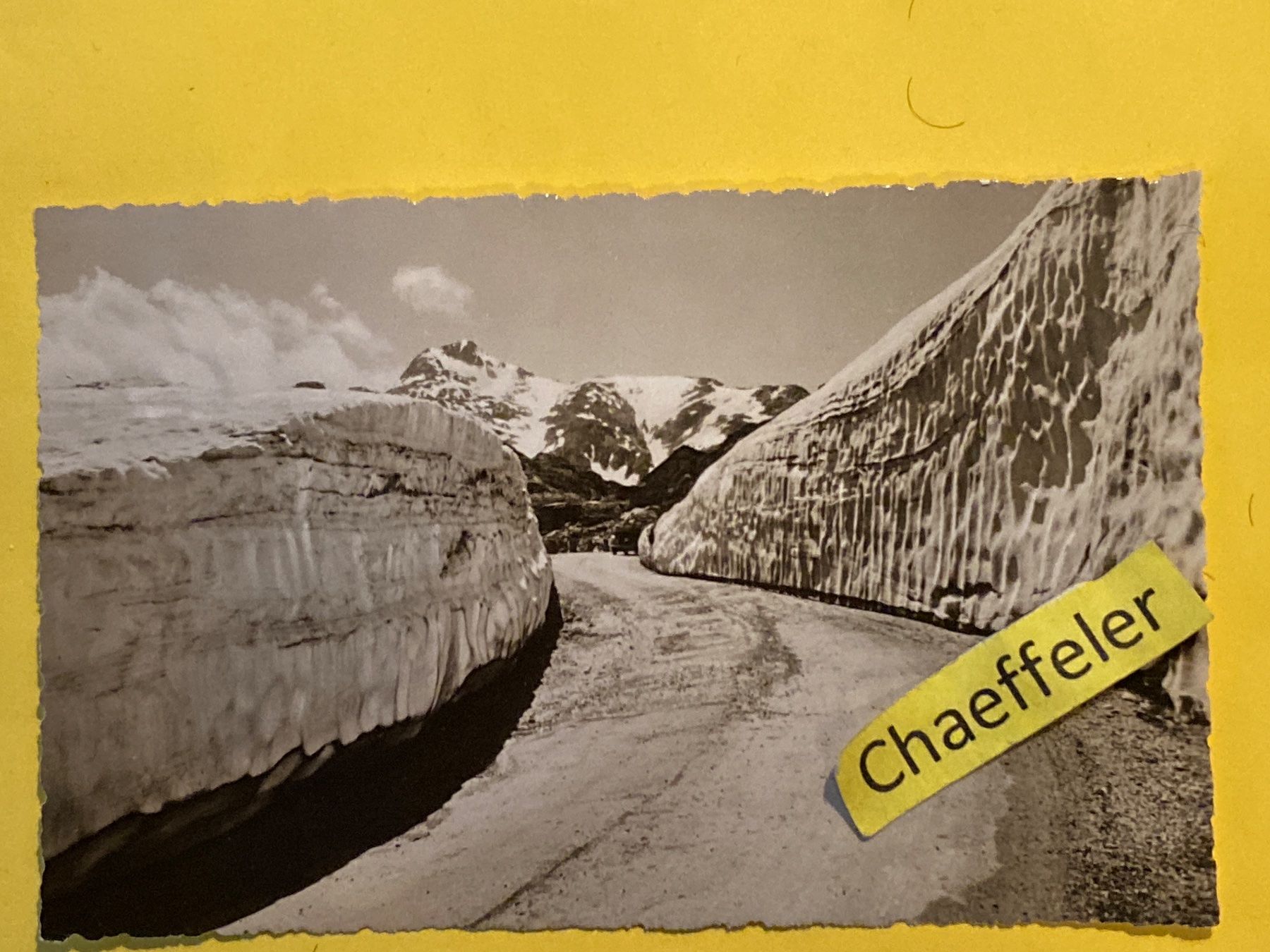 Ansichtskarten: Grimsel-Passhöhe, Hotel Alpenrösli – Gebraucht aus Zürich von Chaeffeler