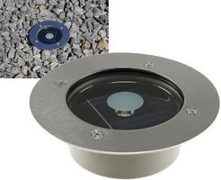 Solar LED Bodenstrahler "CTB-R", rund ØxH 12x4cm, IP44