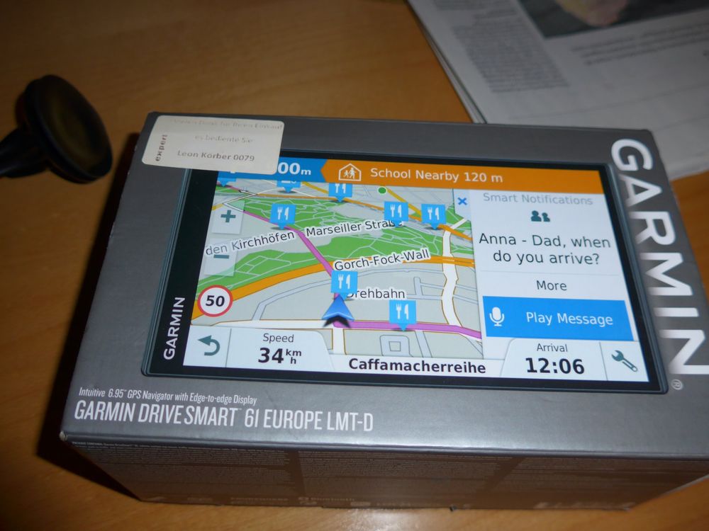 Bigbuild Technology MicroSD memóriakártya, 32 Gb, ultragyors, 80 Mb/s, 10-es osztály, Garmin DriveSmart 61 LMT-S Navigator készülékhez, SD adapterrel