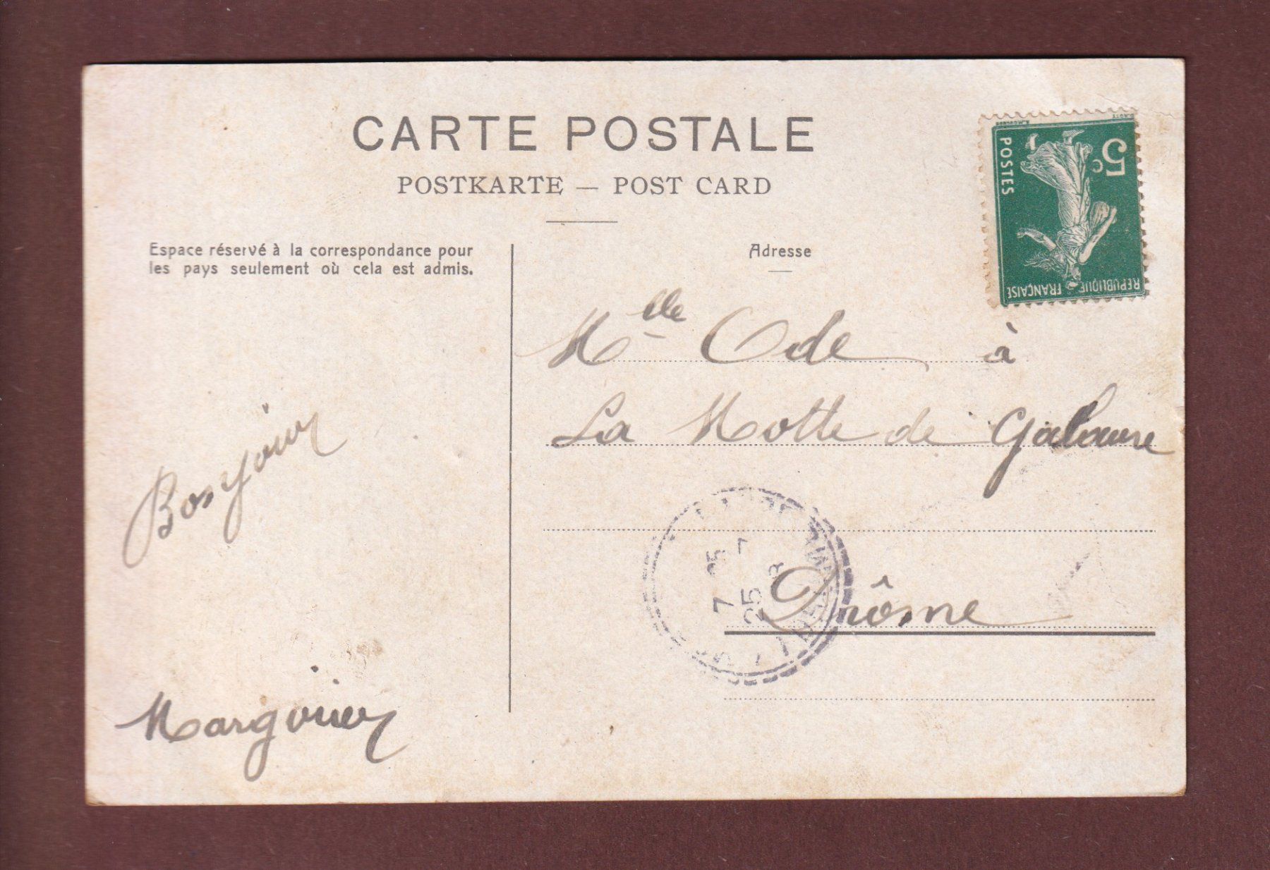 Ansichtskarten: GENEVE - Monument Brunswick - 1908 – Gebraucht aus Pully von nicecards-shop 1