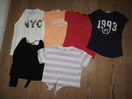 Kleiderpaket Mädchen Sommer T-Shirts Gr. 164