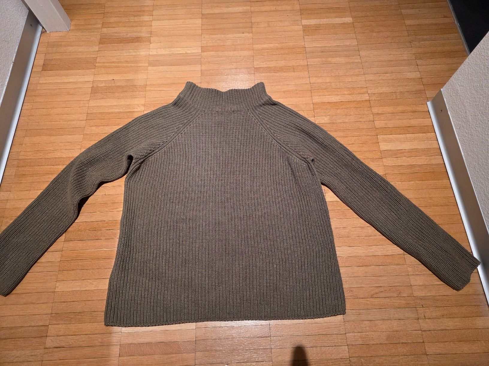 Monari Maglioni & Felpe: Monari Strickpullover, Olivgrün, Grösse 38, Top Zustand – Usato da Laufenburg venduto da may_r2st