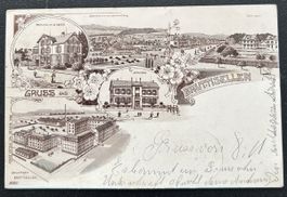 Gruss aus Brüttisellen Litho 