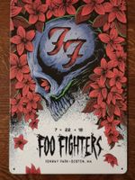 Blechschild Foo Fighters Skull
