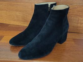 Bottines Sergio Rossi en daim noir (39)