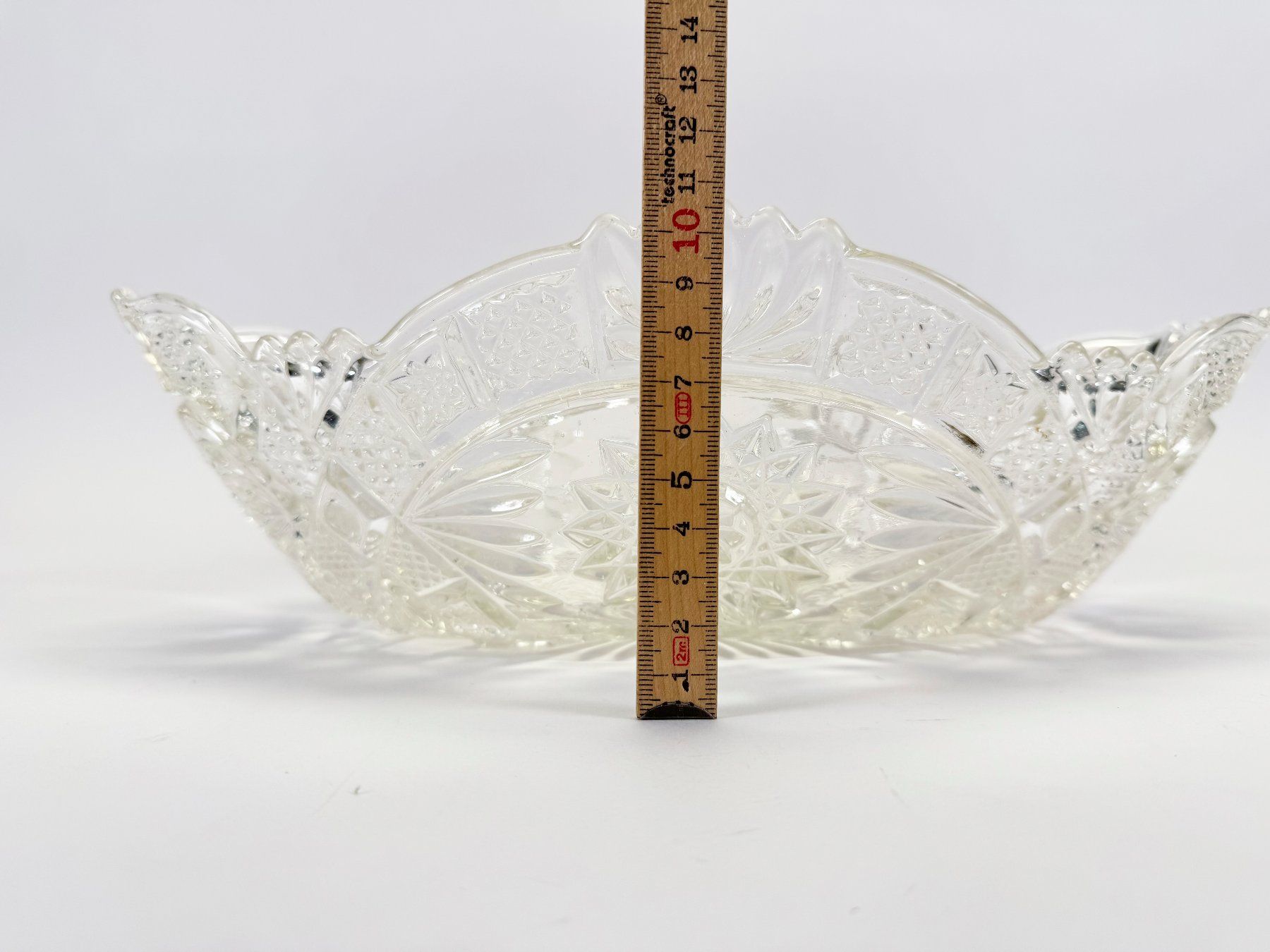 Piatti di portata: Jugendstil Glas-Schale & Glas-Platte mit Schliffdekor – Usato da Winterthur venduto da Anto-Bella 7