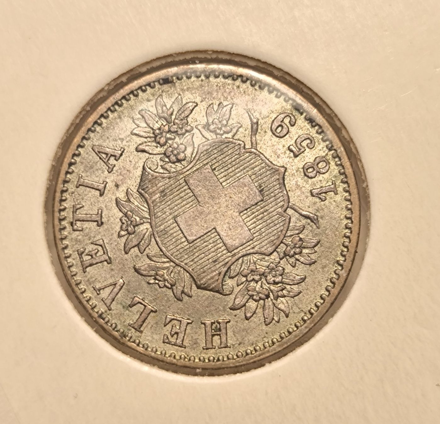 Tutti le monete: 20 Rappen 1859 – Usato da Nyon venduto da AlexKey71 1