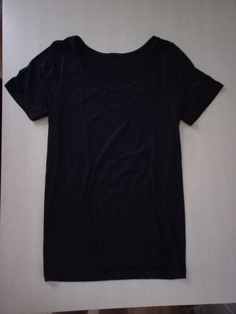 Damen-T-shirt, schwarz, Gr. 36
