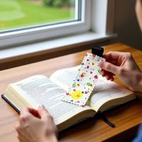 Zwei Personalisiert Lesezeichen Doppelseitig -Handmade -Neu!