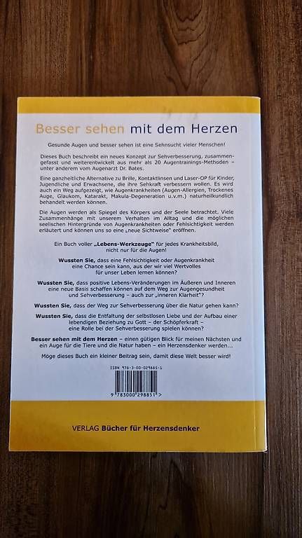 Libri: Besser sehen.. Buch – Usato da Seewen SO venduto da Perle8 1