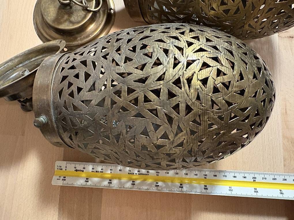 Lampade: 4 handgemachte marokkanische Messinglampen – Usato da Ottikon venduto da zanjen77 2
