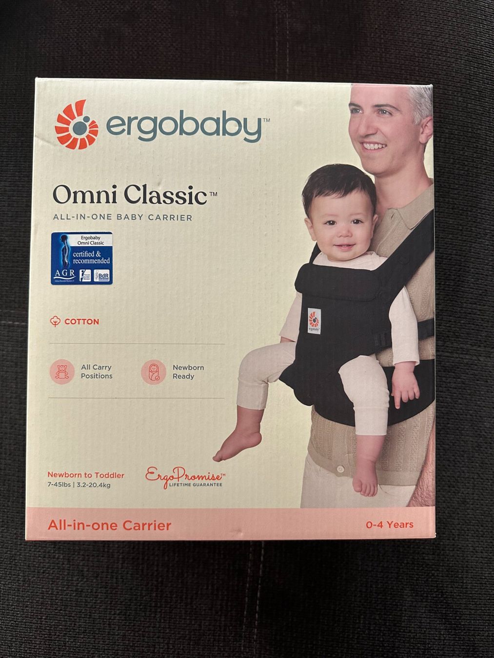Ergo Baby Marsupi portabebè: ERGOBABY OMNICLASSIC NEU 0-4 – Nuovo e nell'imballaggio originale da Payerne venduto da id-elektro