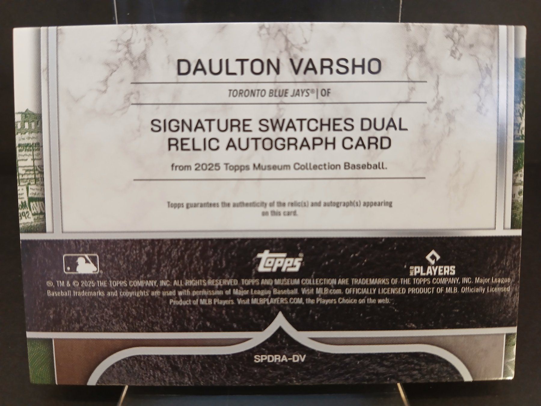 Topps Carte collezionabili: Topps Museum Baseball Daulton Varsho Auto Relic /75 – Nuovo (secondo la descrizione) da Schaffhausen venduto da Hariyama 1
