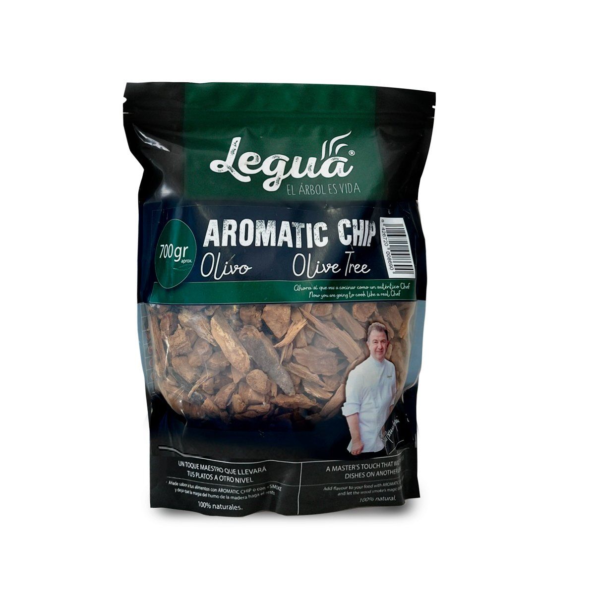Articoli in legno: Legua Räucherchips Olivo Olive Tree Olivenbaum 700g – Nuovo e nell'imballaggio originale da Wuppenau venduto da patrick-buehler