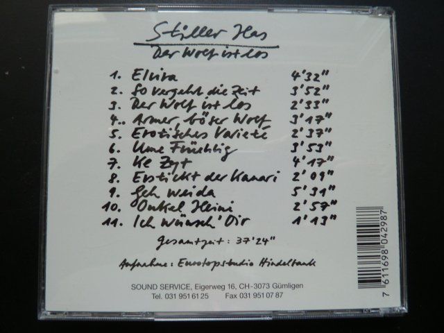 CD: Stiller Has - Der Wolf ist los – Usato da Au ZH venduto da sikoku 2