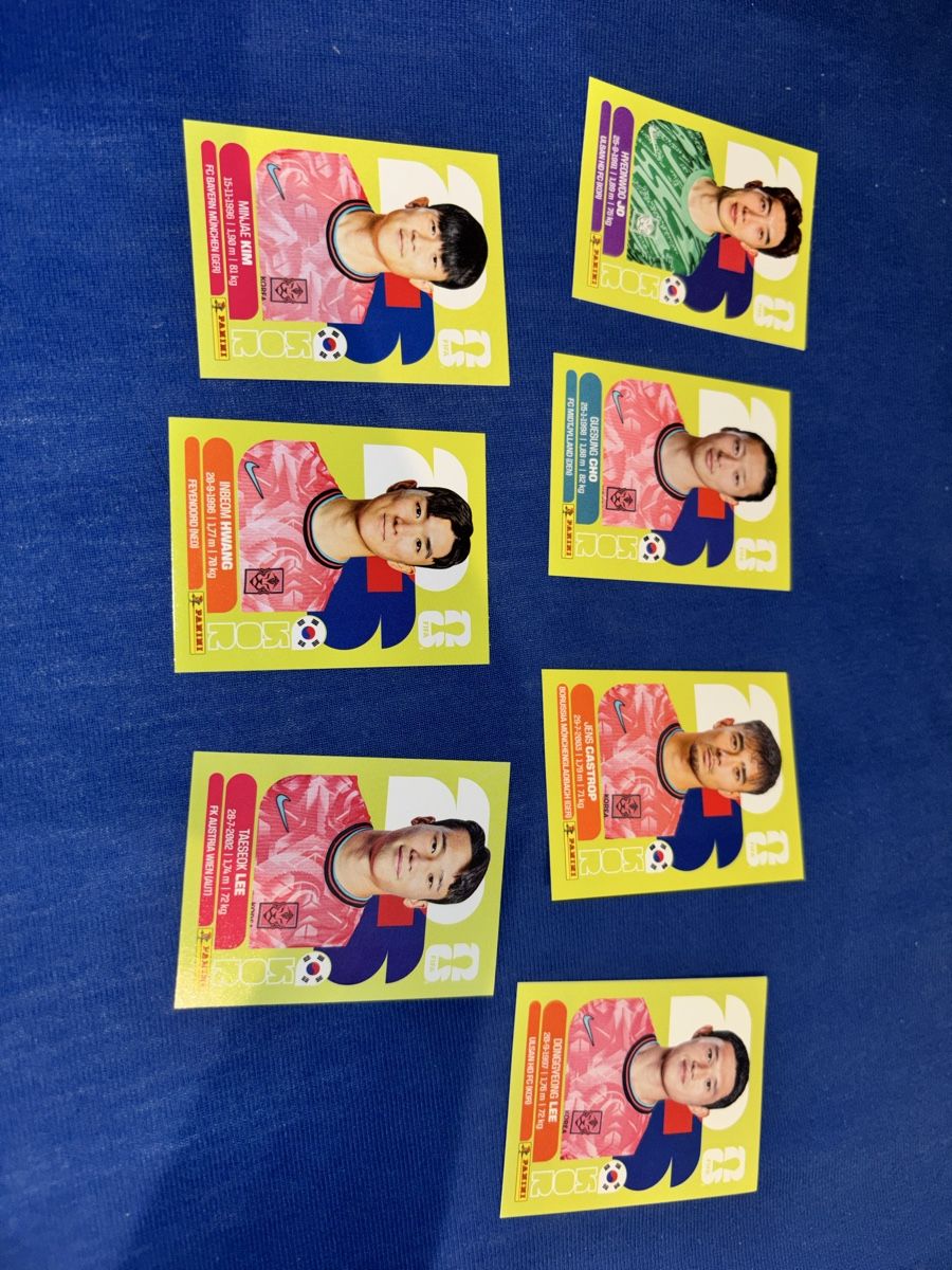 Panini Carte collezionabili: Korea 7x panini – Nuovo (secondo la descrizione) da Olten venduto da Melxnie_46