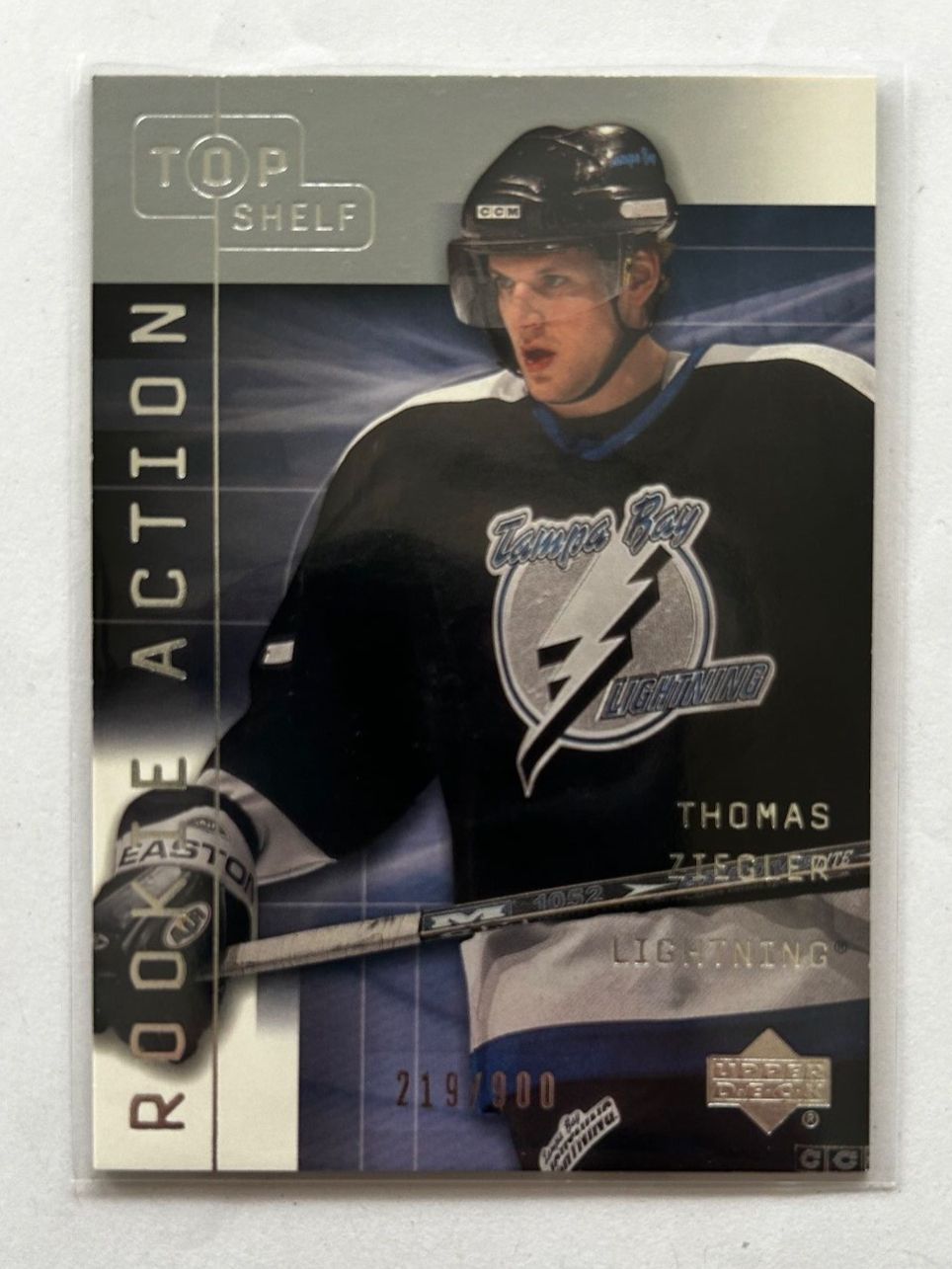 NHL Carte collezionabili: Upper Deck NHL Thomas Ziegler Rookie Action nummeriert – Usato da Oberwil-Lieli venduto da Mhd