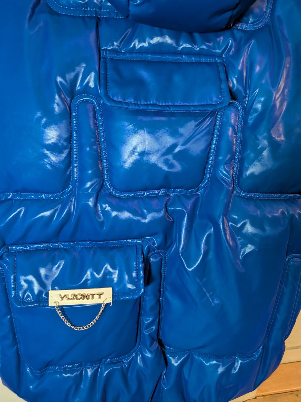 Giacche: Blau schimmernde Winterjacke - Grösse M – Usato da Dietfurt venduto da Subforce1853 3