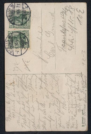 Cartoline postali: Leporello-AK Berlin, Ansichten in der Br – Usato da Berlin venduto da bartko-reher 1