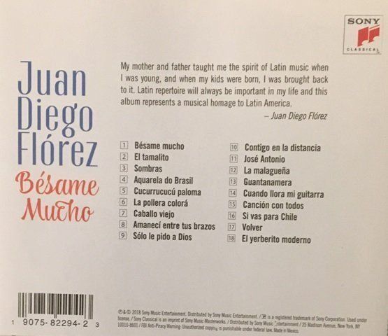 CD: Juan Diego Flórez - Bésame mucho – Usato da Grüningen venduto da azulgris 1