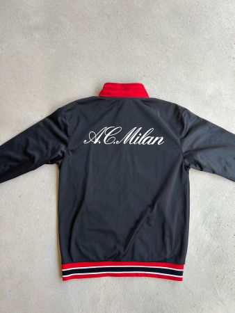 Vintage AC Milan Trainingsjacke mit Aufdruck auf Rückseite