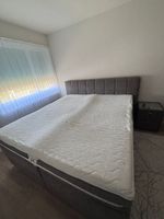 Bett mit Bettkasten und Kommode inkl. Licht
