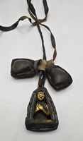 Dharmachakra Amulett Tibet /  Rad des Gesetzes & Abhaya 1
