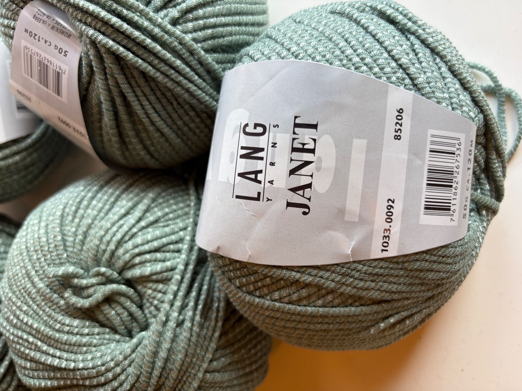 Lang Yarns Lana: 4 Knäuel Janet Lang Yarns – Nuovo (secondo la descrizione) da Büsserach venduto da bor_s88m 1
