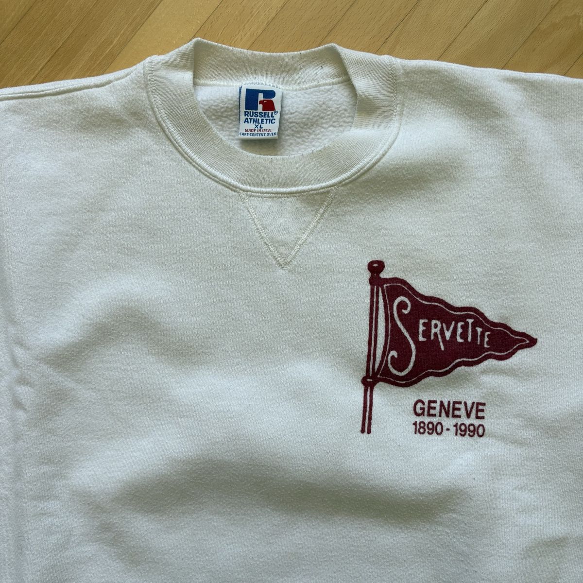 Canottiere & Pantaloni: Servette Pullover 90s Made in USA – Usato da Winterthur venduto da LaBodega 1