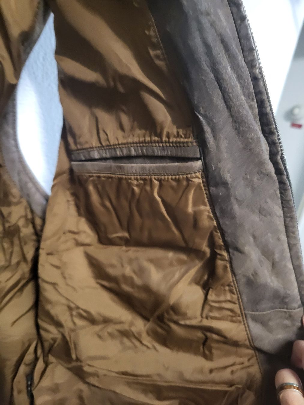 Gilet & Giacche: Herren Leder Gilet Weste – Usato da Rüschlikon venduto da Voxi 4