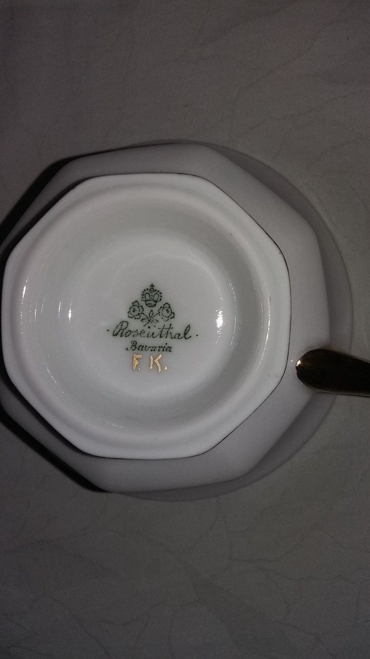 Rosenthal Tazze: 4er Antik Rosenthal  Bavaria KaffeeSet – Usato da Bern venduto da Imamrashed 9
