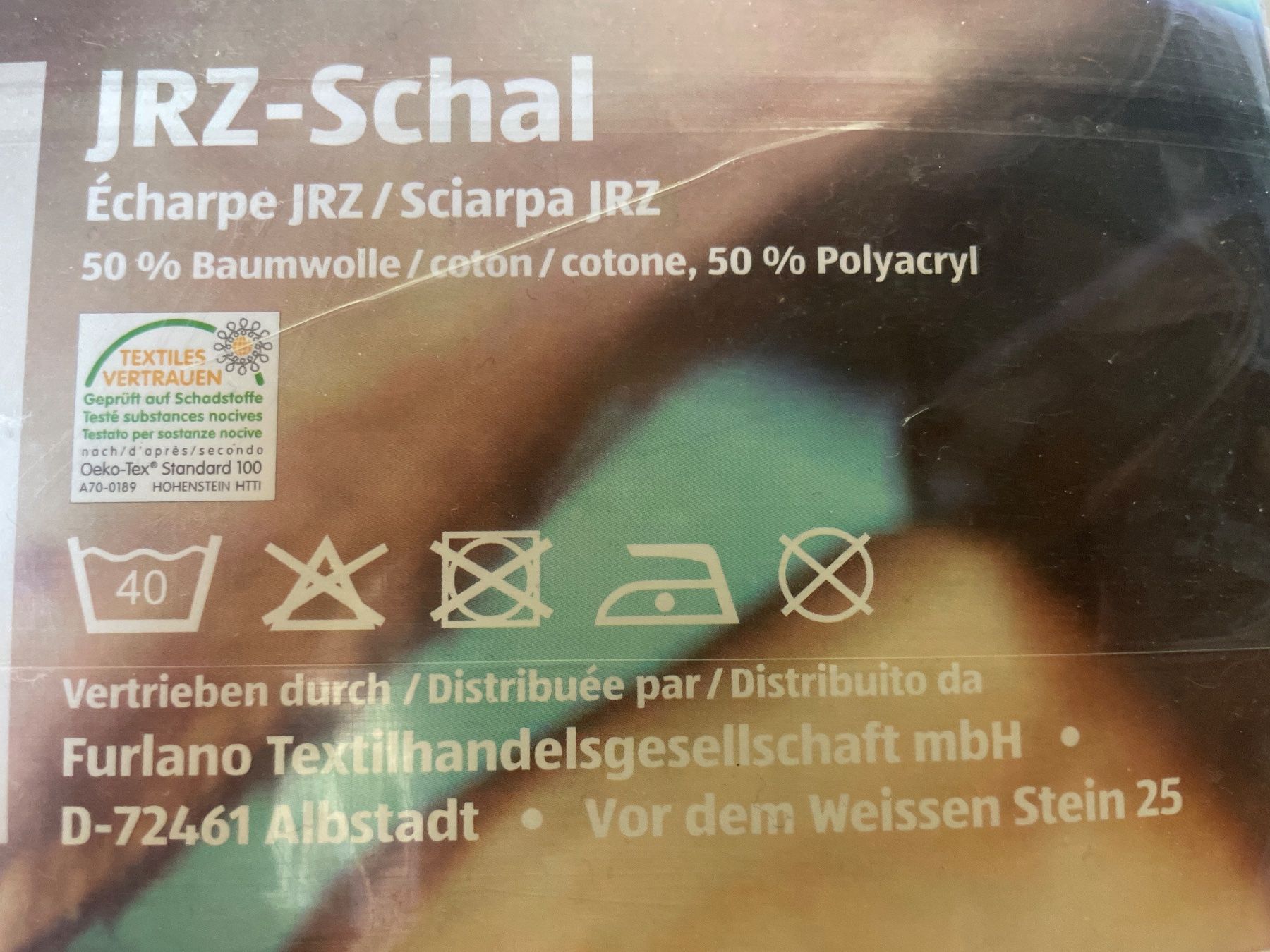 Foulard & Sciarpe: JRZ Schal - Jeder Rappen zählt – Nuovo e nell'imballaggio originale da Schüpfen venduto da Schuepfen45 2